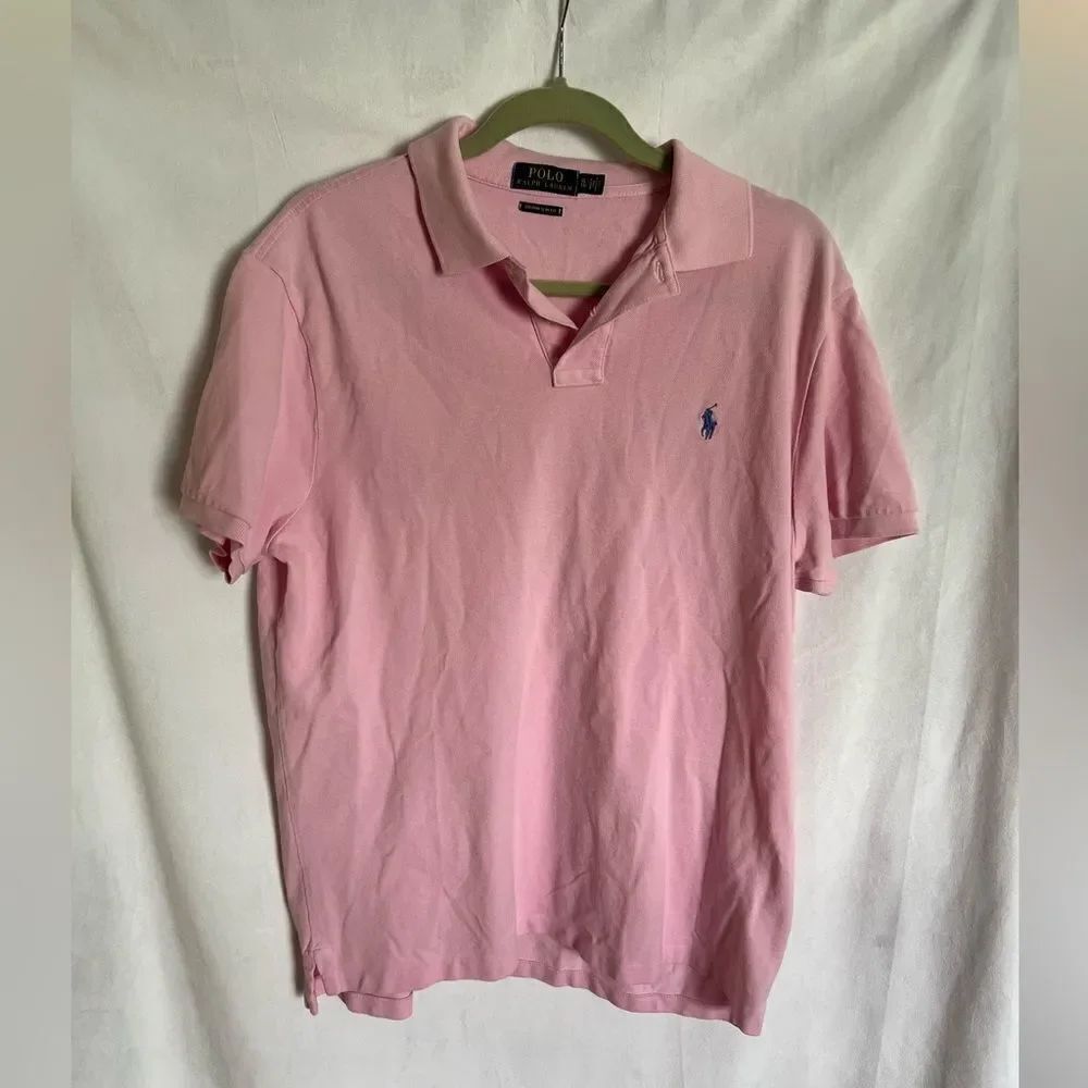 Polo Ralph Lauren XL Extra Large Pink Polo Pony Comfort Casual Custom Slim Fit
